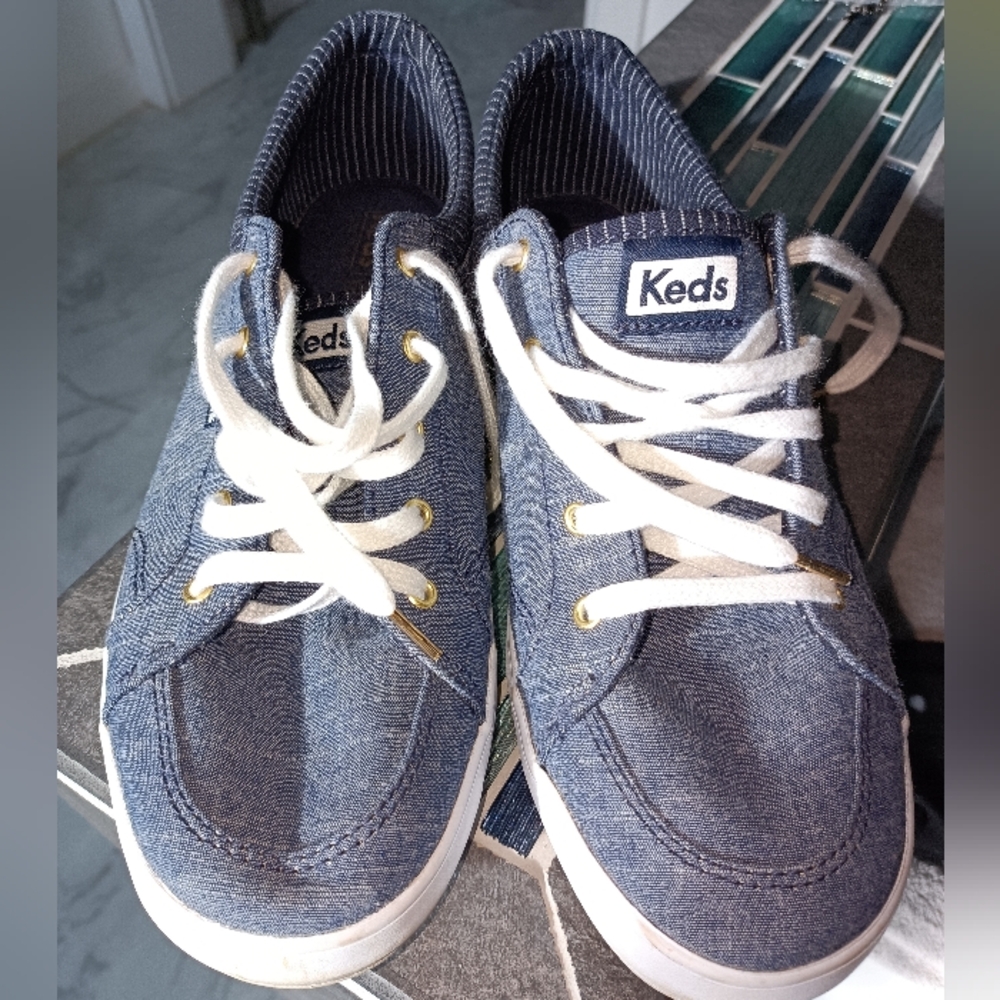 Keds Women's Blue Canvas Sneakers